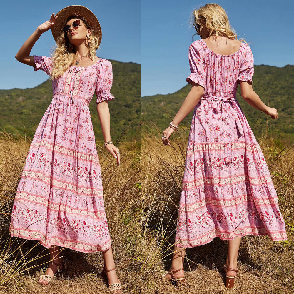 Women Elegant A Line Long Maxi Dress