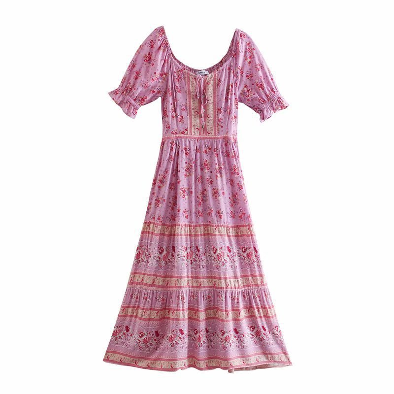 Women Elegant A Line Long Maxi Dress