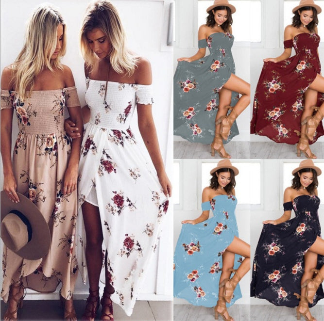 Boho Style Long Dress Women 