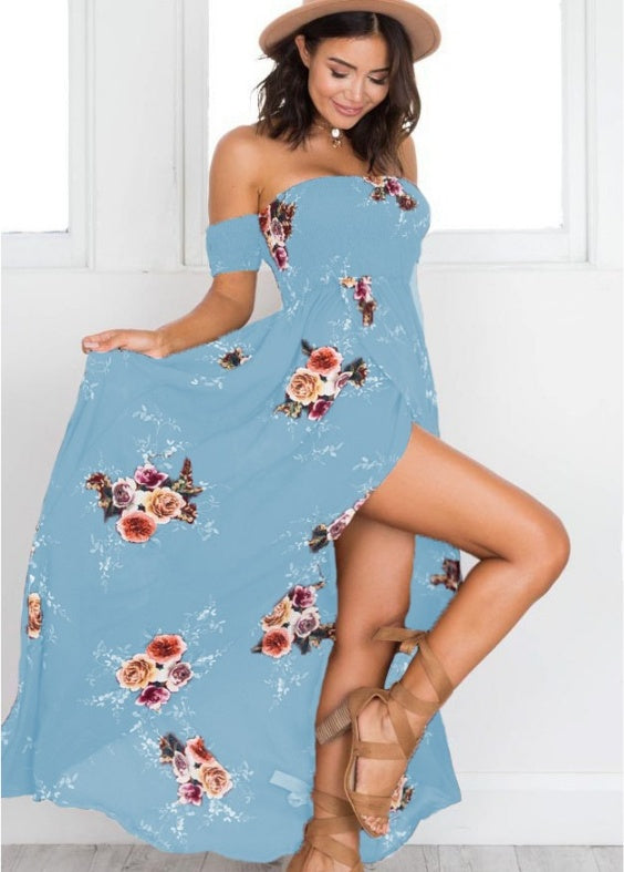 Boho Style Long Dress Women 