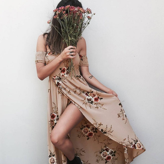Boho Style Long Dress Women 