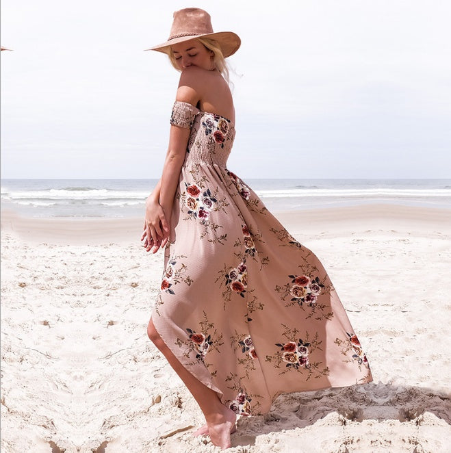 Boho Style Long Dress Women 