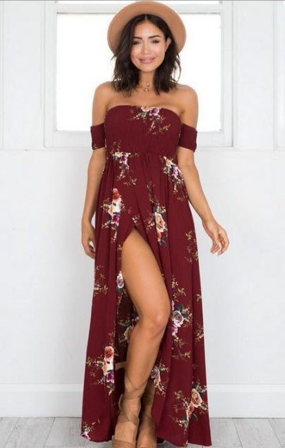 Boho Style Long Dress Women 