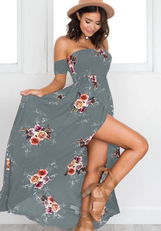 Boho Style Long Dress Women 